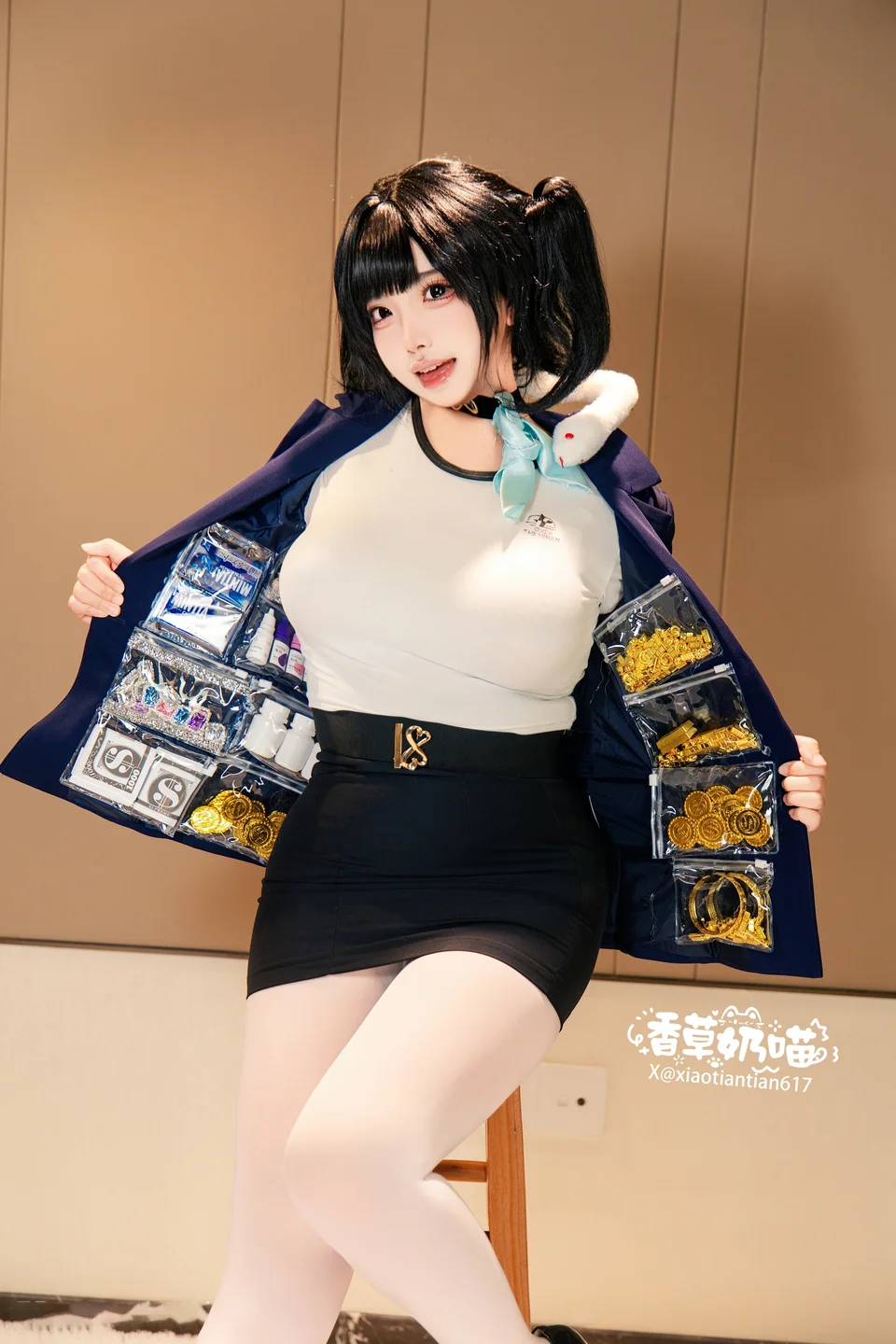 香草奶喵 - No.005 索拉 [136P,22V-2.36GB] tg@simisebaisi 【丝足阁】006.webp